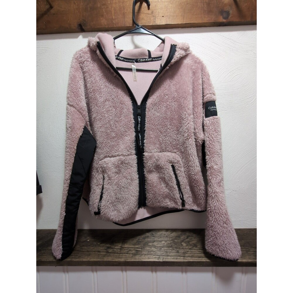 Calvin Klein Performance Sherpa Fleece Pink Women's Size Medium